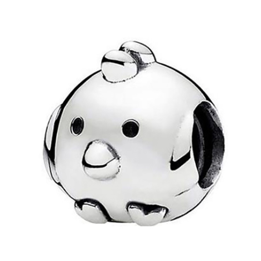 Hạt Charm Màu Bạc Hình Kỳ Lân & Chim Dễ Thương Dùng Làm Trang Sức DIY