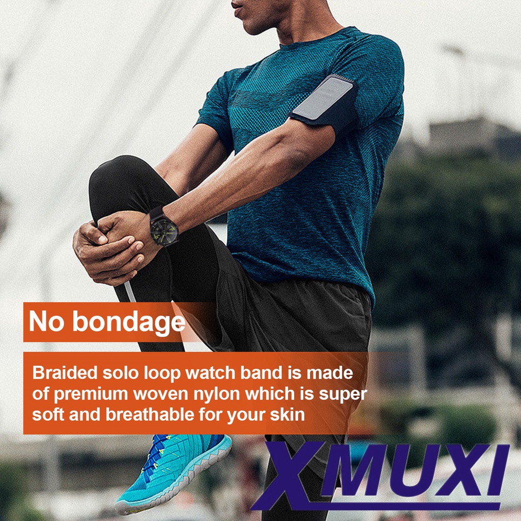 Dây Đeo Nylon Co Giãn 22mm Cho Đồng Hồ Thông Minh Samsung Galaxy Watch 3 45mm / Huawei GT3 / 2 / PRO 46MM