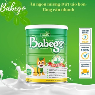 Sữa mát tăng cân, cải thiện biếng ăn, táo bón Babego 3y 800g