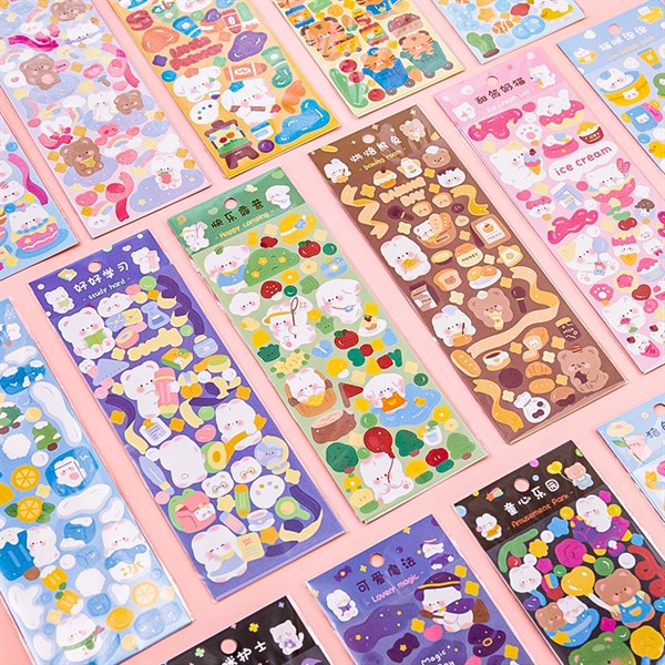 ✨ Sticker, Nhán Dán Fullcorlor 6*17,5Cm 🎀 – Giá Sỉ Hot 📦 | ThoHong