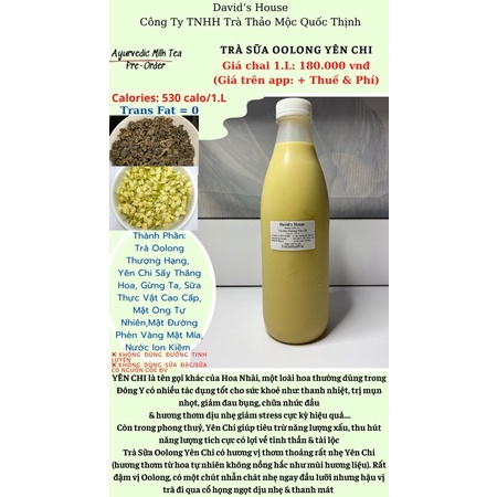 TRÀ SỮA OOLONG YÊN CHI