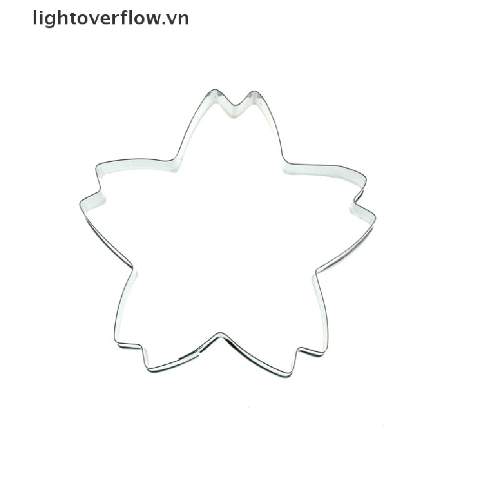 Khuôn Cắt Bánh Quy Bằng Thép Không Gỉ Hình Hoa Anh Đào