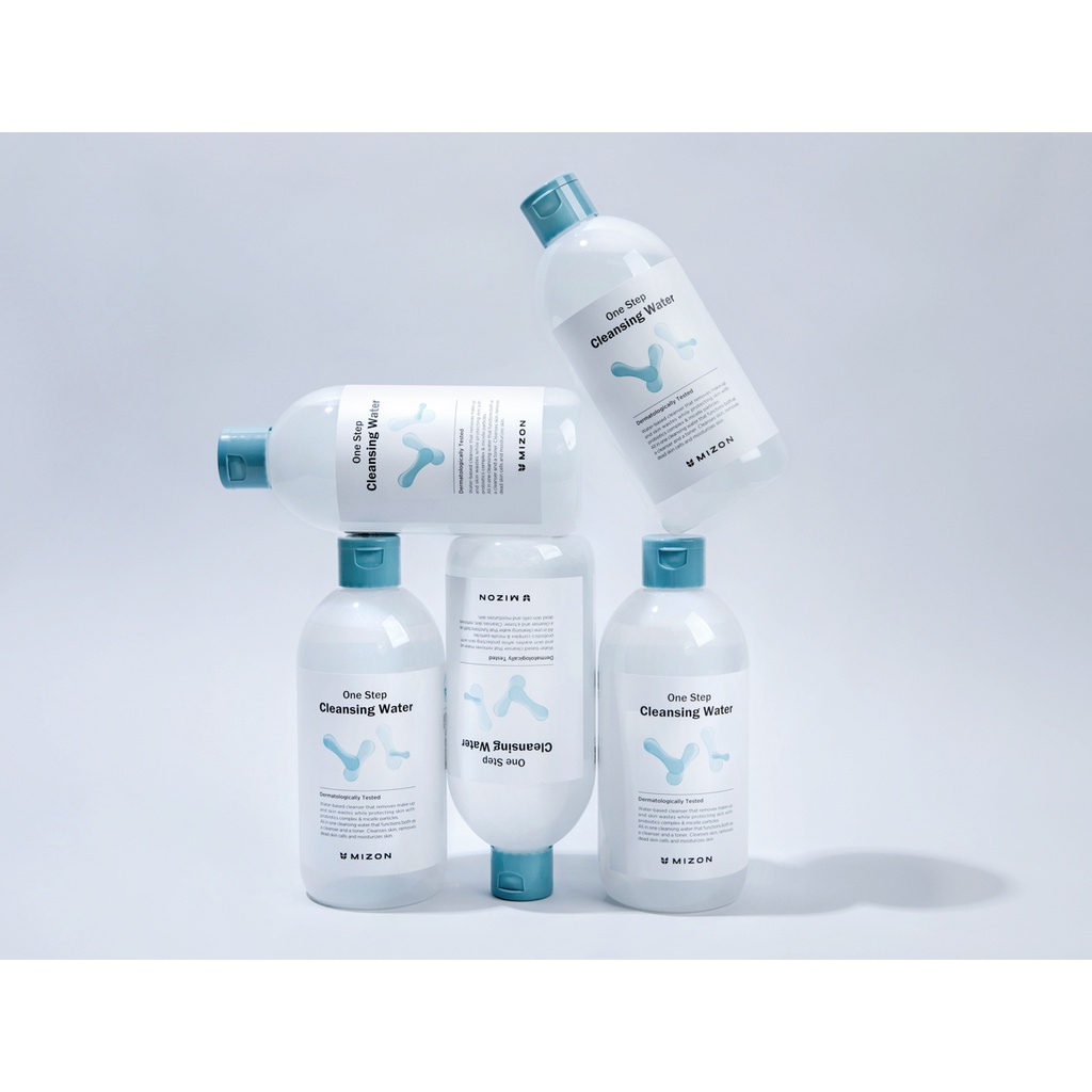 Nước tẩy trang/ toner MIZON một bước 500ml / loại bỏ cặn bã da