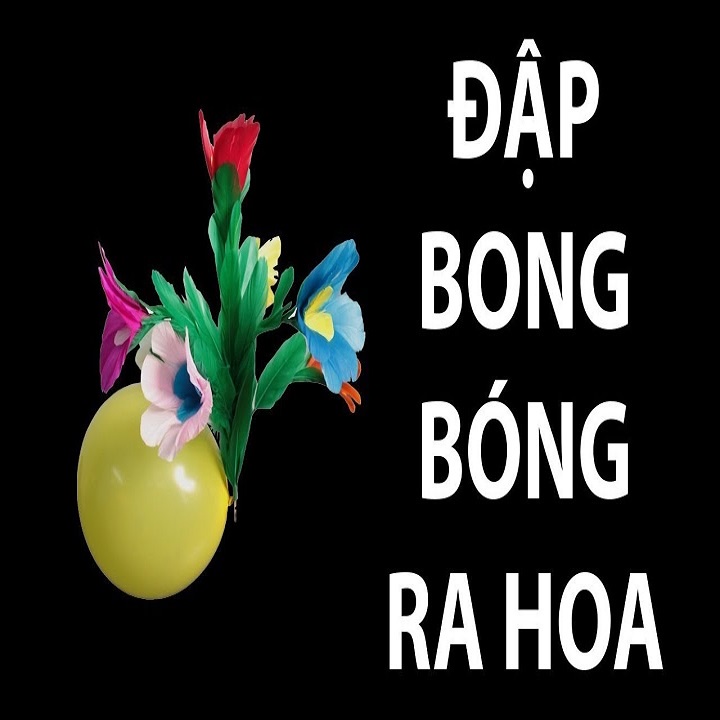 Ảo thuật bong bóng ra hoa (5 nhánh) hàng cao cấp hoa đẹp (tặng Clip hướng dẫn)