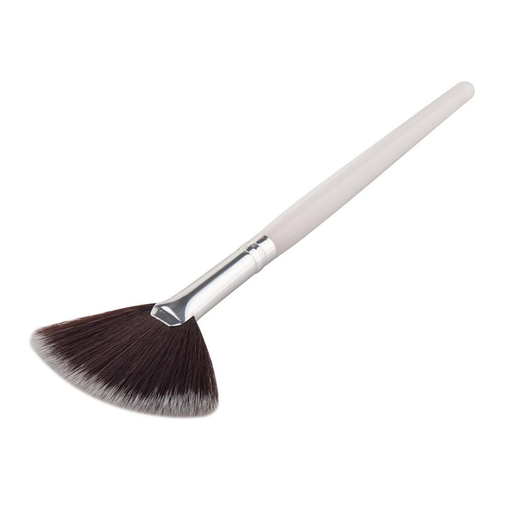 Cọ Quạt Tay Cầm Bằng Gỗ Trang Điểm Nền Cho Nữ