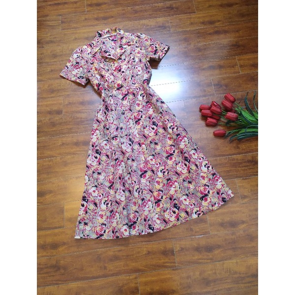 ĐẦM VINTAGE HOẠ TIẾT