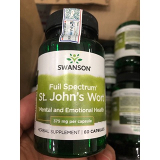 Cây Ban Âu hỗ trợ trầm cảm lo lắng khó ngủ Swanson St. John s Wort Mỹ