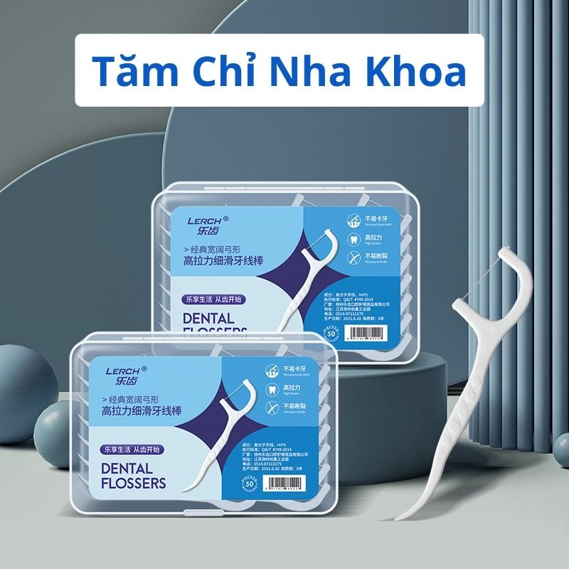 Chỉ Nha Khoa Hàn Quốc Chính Hãng Tăm Nha Khoa DENTAL FLOSSERS An Toàn Giúp Loại Bỏ Mảng Bám Thức Ăn Bám Sâu Trong Răng