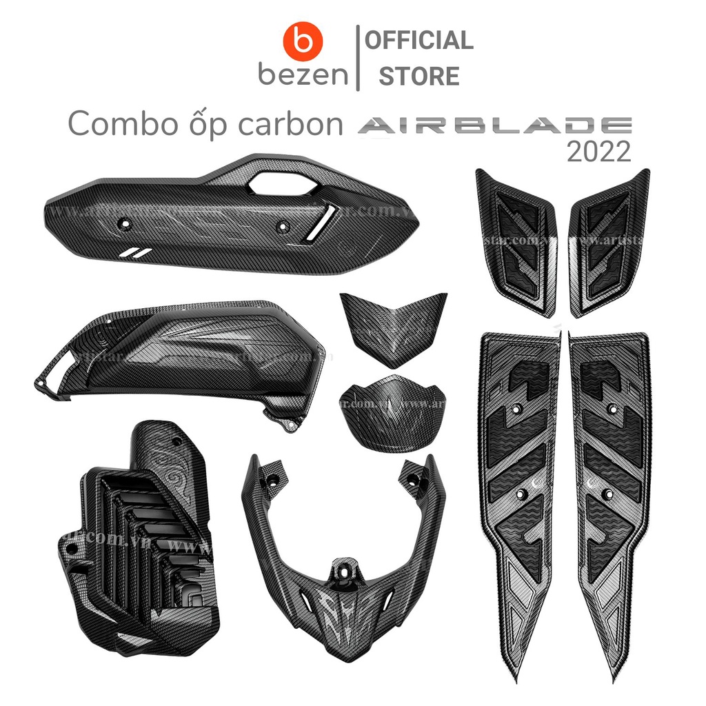 Combo chụp ốp carbon Ab Airblade 2022-2023