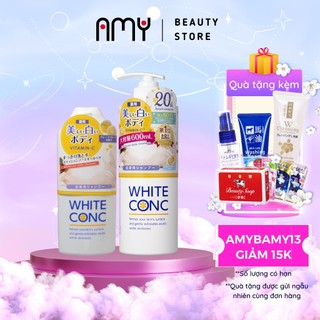 Sữa tắm white conc dưỡng ẩm trắng da white conc boby shampoo cii 360ml 600ml vitamin c dành cho da sạm cháy nắng