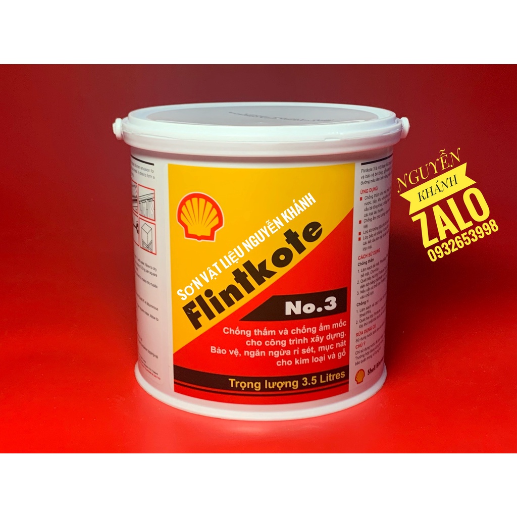 Sơn chống thấm Bitum Flintkote No.3 - Lon 3,5 lít