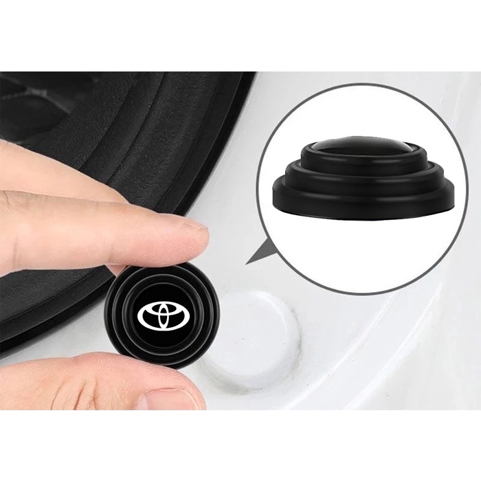 Vòng Đệm Cao Su Chống Sốc Cách Âm Cho Cửa Xe Hơi Toyota Vios Wish Hilux Yaris Rush Corolla Cross Avanza Innova Hiace Alphard Altis Camry