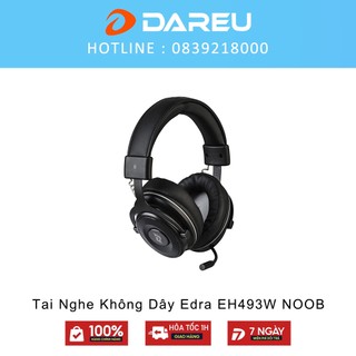 Tai Nghe Không Dây Gaming Edra EH493W NOOB - Mic Chống Ồn - Sạc Dây Type C - Bảo Hành 12 Tháng