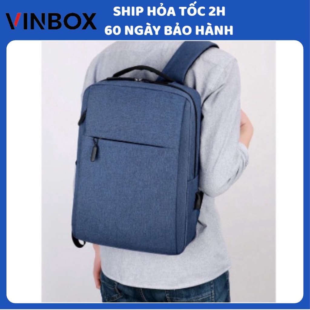 Balo Cho Học Sinh Cấp 2, Cấp 3 Đi Học Đựng Laptop Sách Vở Nhiều Ngăn Chống Nước Cao Cấp VINBOX BL01