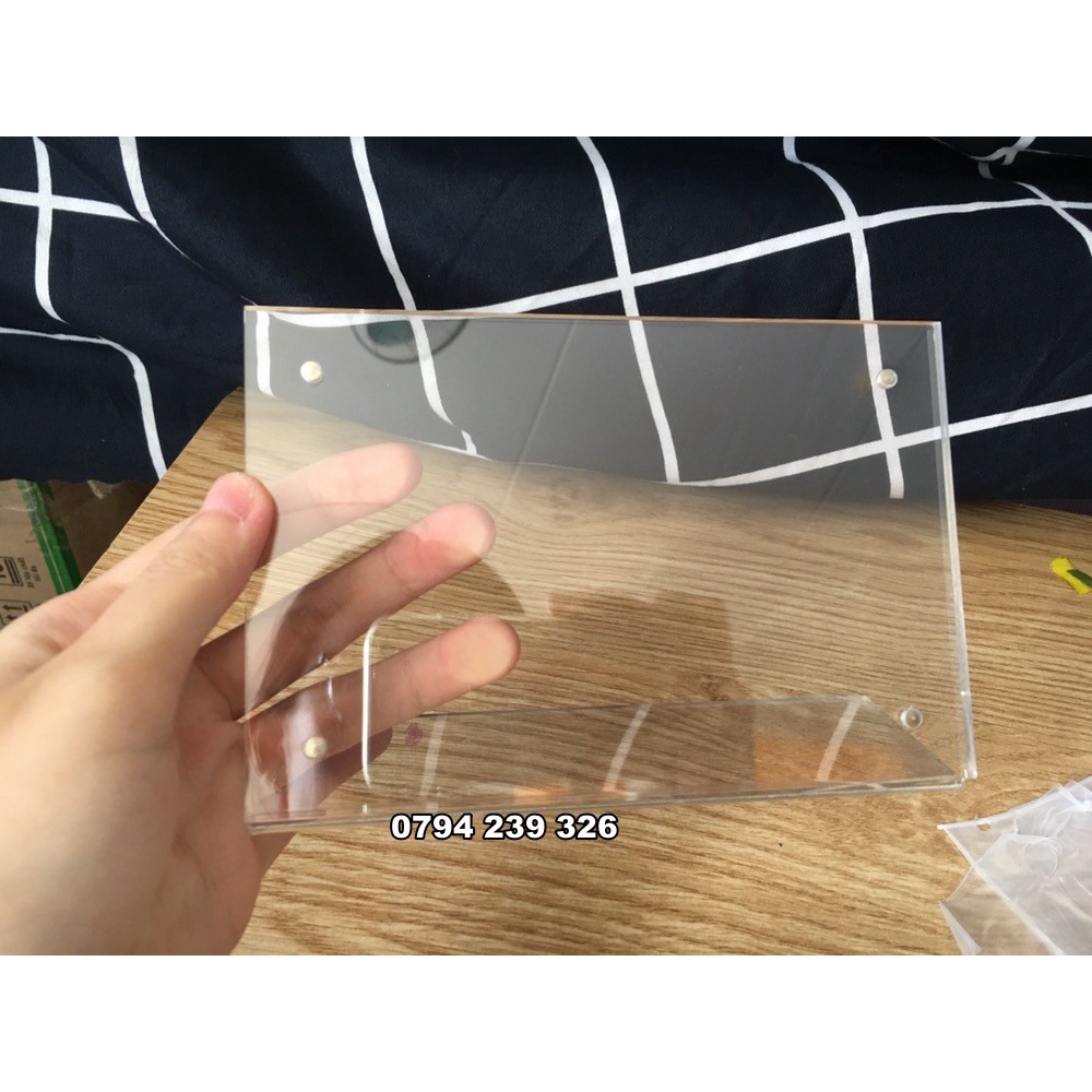 Khung ảnh đề bàn nam châm trưng bày ảnh photocard, OTP, mã QR