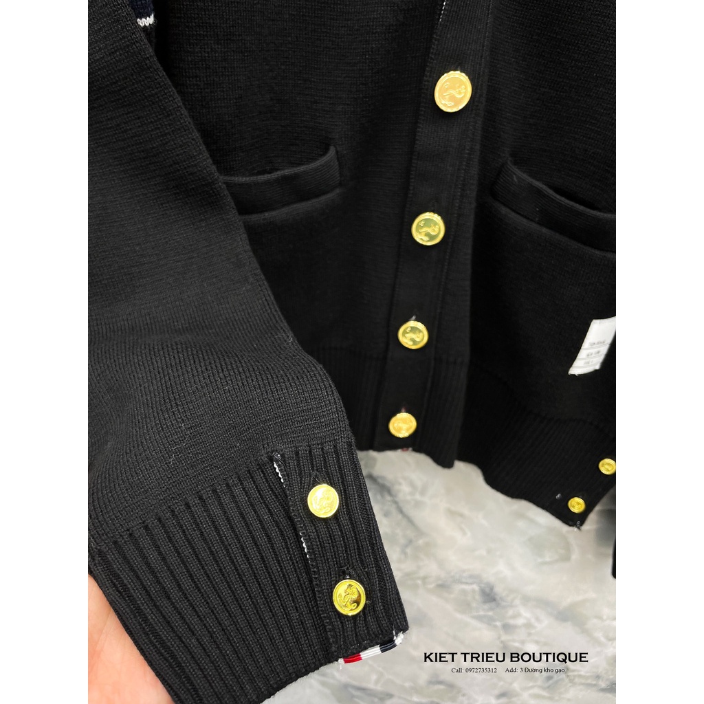 Áo khoác len thombrowne bản khuy vàng likeauth 1:1