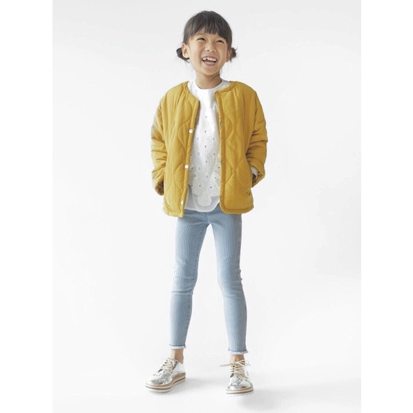 Áo khoác phao mỏng bé gái xuat du