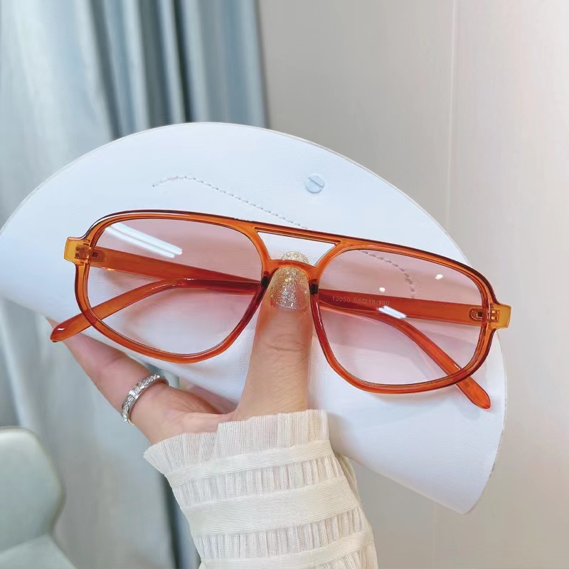 Kính Mát Gọng Oval Lớn Nhiều Màu Sắc Thời Trang Cho Nữ