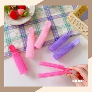 Kẹp phồng chân tóc, Lô cuốn tự dính, lô cuốn tóc mái, uốn mái thưa Hàn Quốc