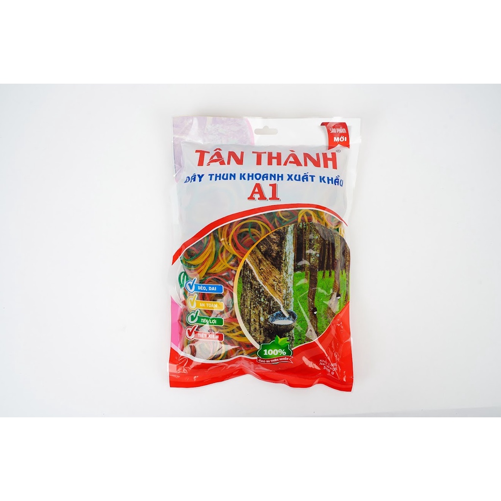 Dây Thun 3 Màu Cột, Buộc Hàng Hóa Hàng Xuất Khẩu Kích Cỡ 3.8cm, 2.5cm, 1.6cm - Loại Lớn, Trung, Nhí Tân Thành