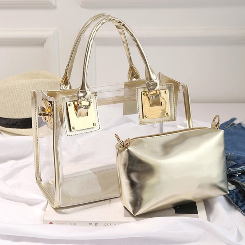 Ba Lô Trong Suốt Phong Cách Hàn Quốc Dễ Phối Đồ Dành Cho Mẹ Và Bé