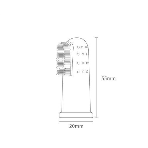 Bàn chải silicon đánh răng chó mèo