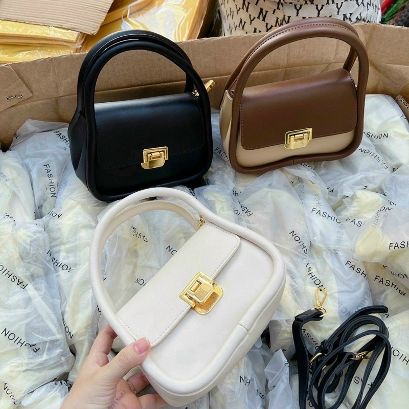 Túi xách nữ 💖 𝑭𝑹𝑬𝑬𝑺𝑯𝑰𝑷 💖 Túi mini nữ đeo chéo, xách tay kiểu dáng đơn giản sang trọng, chất da mềm đẹp