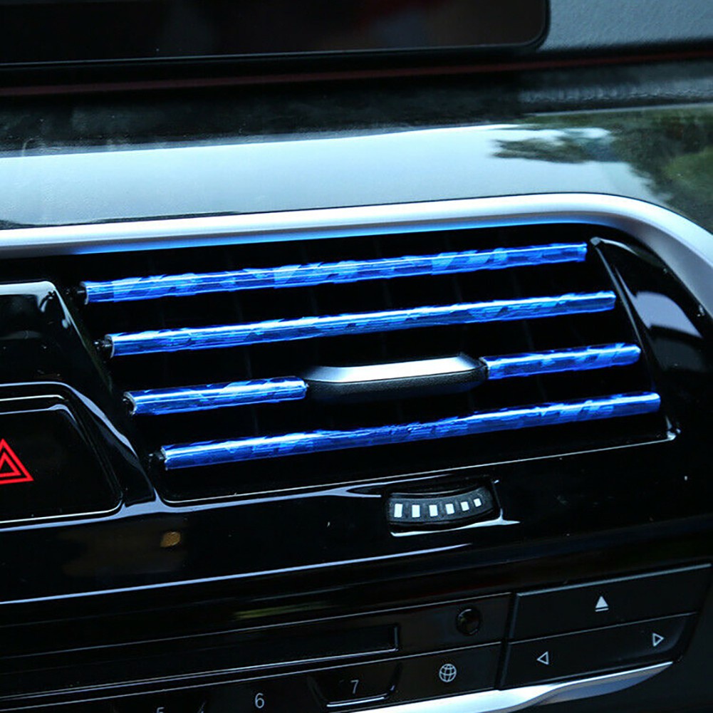 Set 10 Dải 20cm Hình Chữ U Dùng Trang Trí Lỗ Thông Gió Xe Hơi