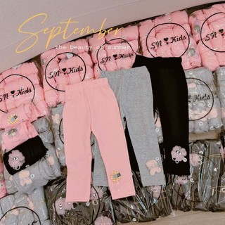 Quần legging bé gái hoạ tiết cực xinh chất cotton len 8-32kg