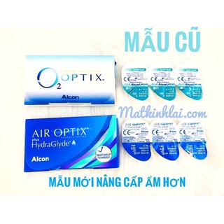 (8.6/14.2) Kính Áp Tròng O2/ Air Optix silicon hydrogel (Alcon-Usa) đeo 24h