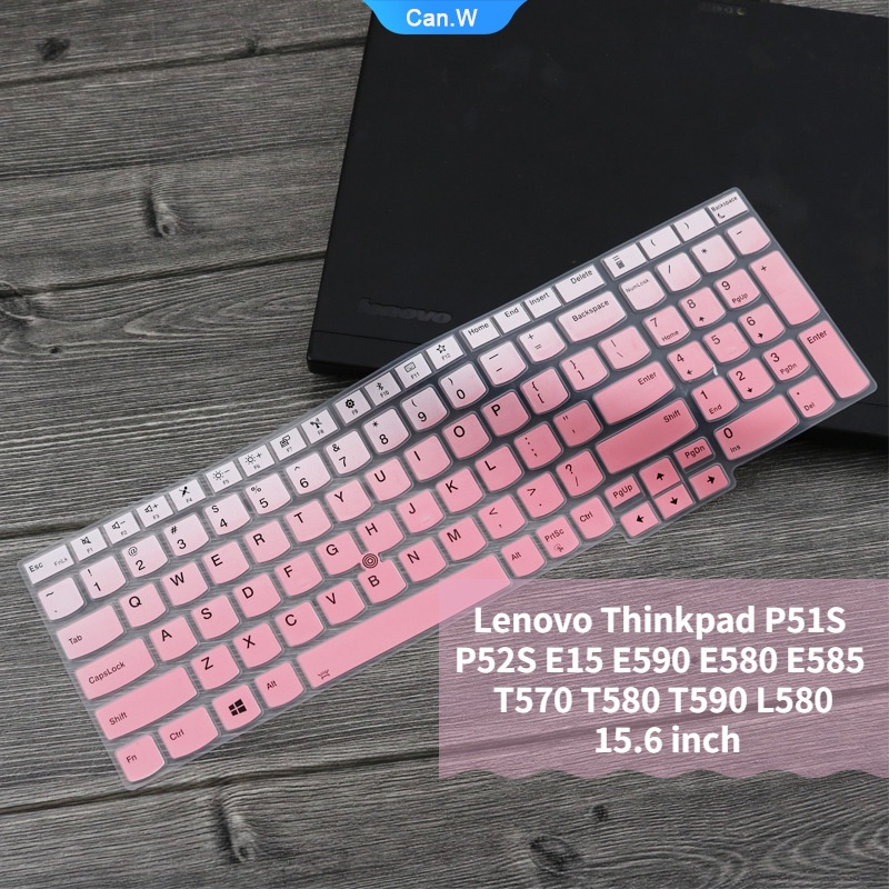 Miếng Silicone Bọc Bàn Phím Laptop Lenovo Thinkpad P51S P52S E15 E590 E580 E585 T570 T580 T590 L580 15.6 inch