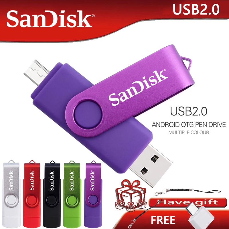SANDISK Ổ Đĩa Usb Hai Trong Một Đa Năng 4GB / 8GB / 16GB / 32GB / 64GB128GB / 256GB / 512GB / 1TB / 2TB