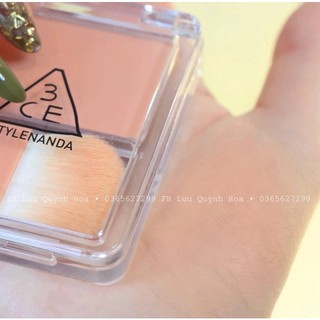 Phấn má hồng 3ce Blush Blusher màu Double Think