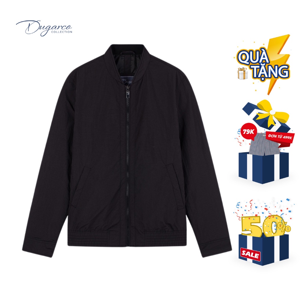Áo khoác jacket DUGARCO nam hai lớp cao cấp cản gió, giữ nhiệt 218JM22004