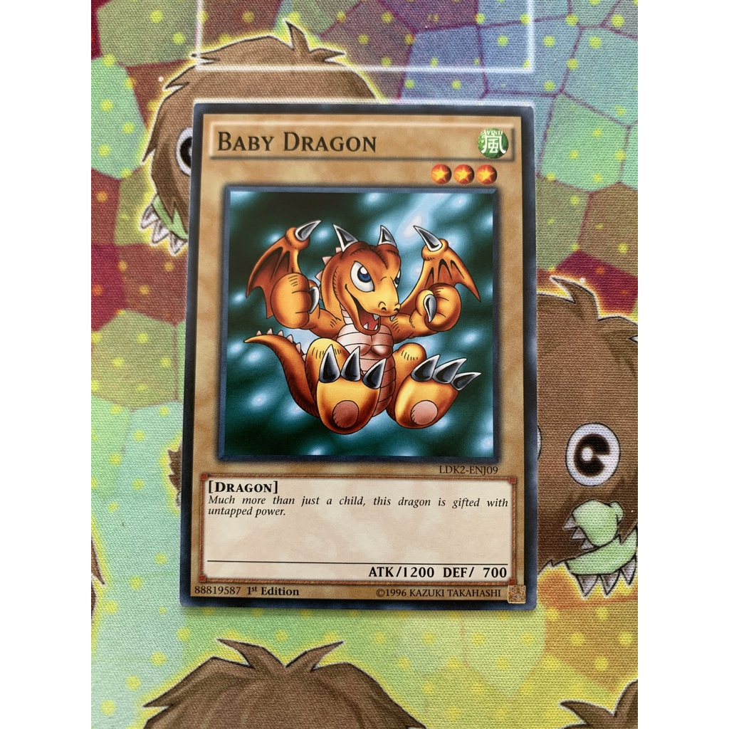 Thẻ Bài Mint90 Yugioh Monster Baby Dragon - Common