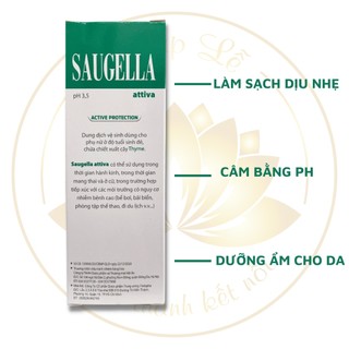 [MUA 1 TẶNG 1]Dung Dịch Vệ Sinh Phụ Nữ Saugella 100ml