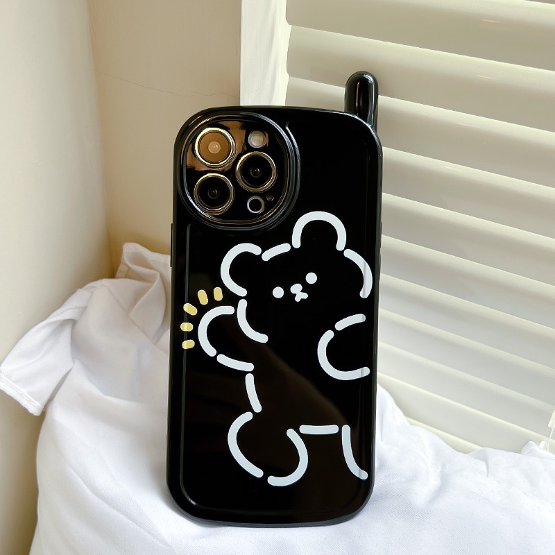 ỐP LƯNG IPHONE Ốp Điện Thoại Hình Gấu Hoạt Hình Cho iphone7 / 7plus / 8 / 8plus / x / xs / 11 / 12 / 13 / 14 / pro / max / plus / promax