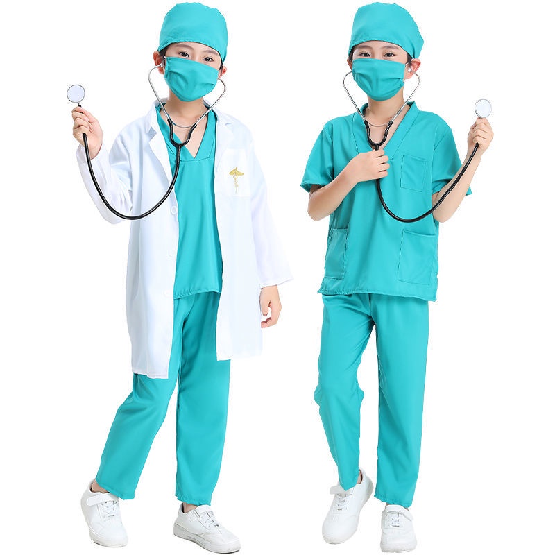 Đồng Phục Y Tá Bác Sĩ Bảo Vệ Cho Bé