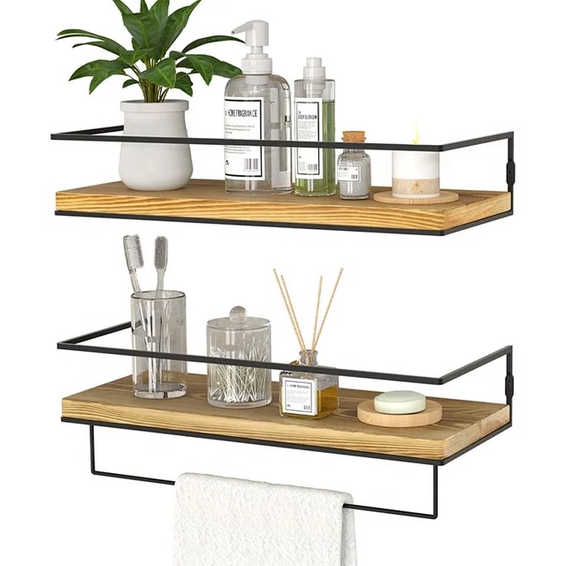 Kệ Sắt Đáy Gỗ ,Kệ Trang Trí Nhà Cửa ,Decor Phòng, Nhà hàng, Khách Sạn, Quán Xá Giá Để Đồ Treo Tường  Đa Năng