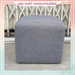 đôn ghế gỗ sofa SERITA giá xưởng chất vải bố nhập khẩu cao cấp Nội Thất Hoàn Phương Sài Gòn