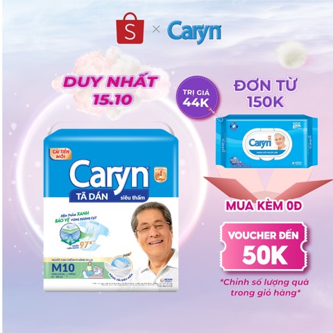 Tã bỉm dán người lớn caryn m10 m20 - ảnh sản phẩm 1