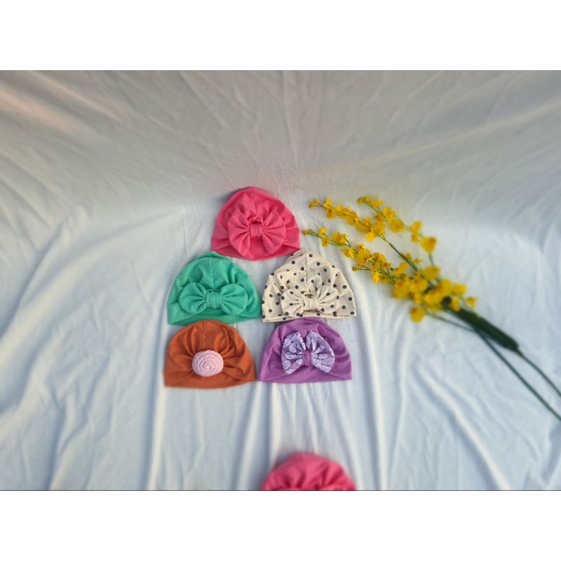 Mũ turban 2 lớp cho bé