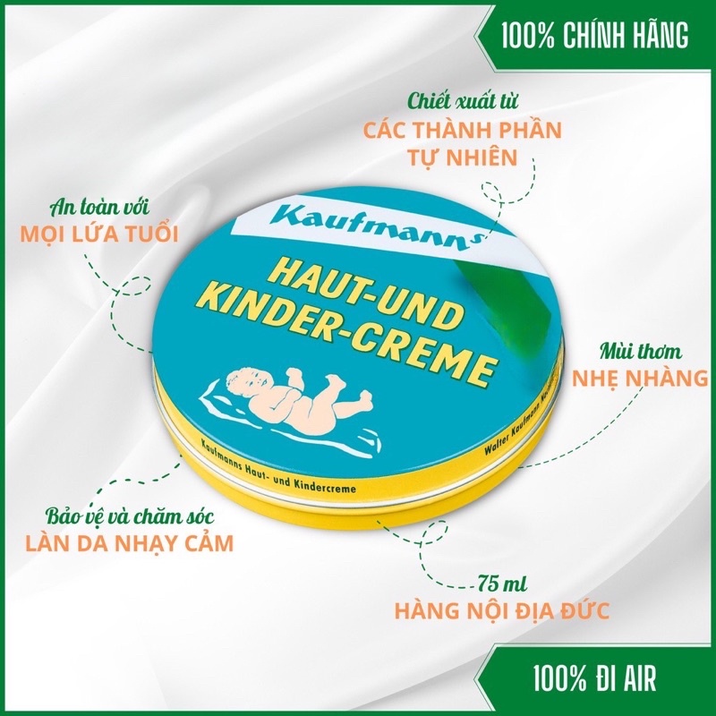 KEM CHỐNG HĂM VÀ DƯỠNG DA KAUFMANN