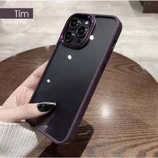 Ốp lưng iPhone 15 Pro 15 Pro Max 14 14 Plus 14 Pro 14 Pro Max 13 13 Pro 13 Pro Max, ốp trong viền màu hiệu FILADA
