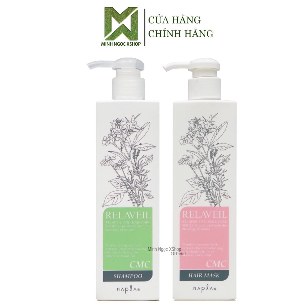 Dầu gội xả siêu phục hồi Napla Relaveil CMC 280ML