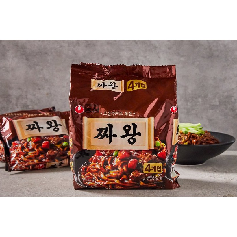 Mì bò trộn tương đen Hàn Quốc Nongshim 134g