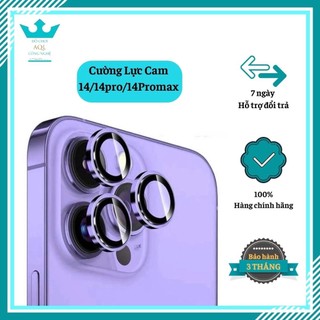 Bảo vệ camera iphone 14 pro/14 pro max titan, trong suốt, gol,màu tím, dán rời từng mắt, không để lại keo