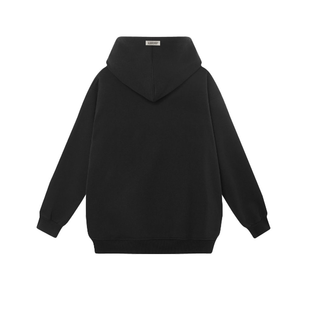 Áo Hoodie Local Brand Unisex LUCID Studio Basic Nam Nữ Nỉ Bông Mũ 2 Lớp