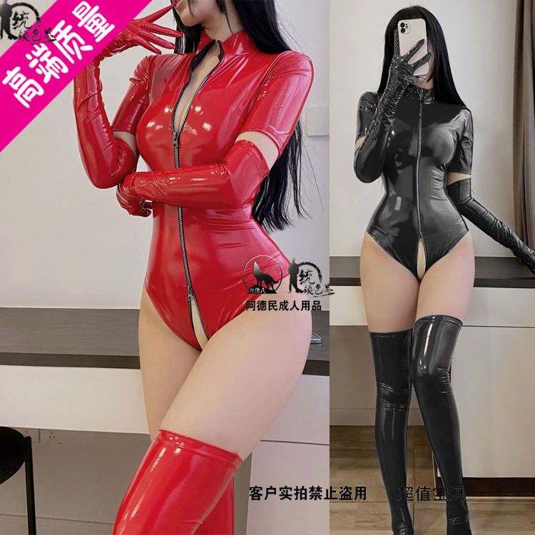 Jumpsuit Da Bóng Ôm Dáng Quyến Rũ Hợp Thời Trang Cho Nữ 65QM
