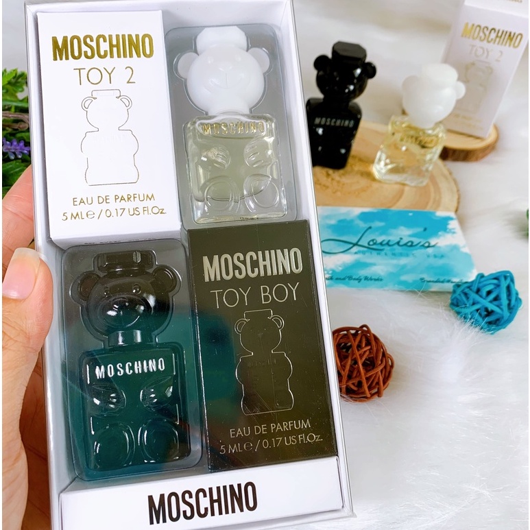 [ Mini EDP 5ml ] MOSCHINO TOY - Set nước hoa mini MOSCHINO nam và nữ